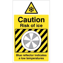 Ice Detector - Caution - Risk of Ice Ice Detector - Caution - Risk of Ice