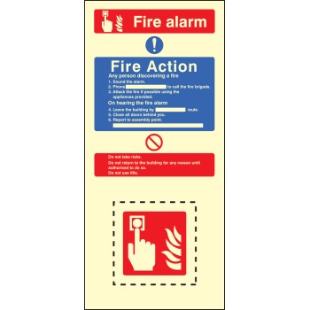 Fire Action & Call Point Set - Operate Alarm - Phone Brigade - Attack Fire - Don't use Lift - TESTTTTT!!!!! 