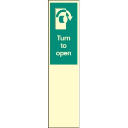 Door Plate - Turn to Open Right Door Plate - Turn to Open Right