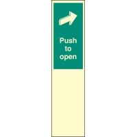 Door Plate - Push to Open Door Plate - Push to Open