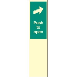 Door Plate - Push to Open Door Plate - Push to Open