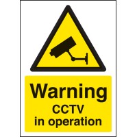 A4 Warning - CCTV in Operation - TESTTTTT!!!!! 