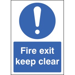 A4 - Fire Exit Keep Clear - TESTTTTT!!!!! A4 - Fire Exit Keep Clear - TESTTTTT!!!!!