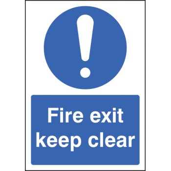 A4 - Fire Exit Keep Clear - TESTTTTT!!!!! A4 - Fire Exit Keep Clear - TESTTTTT!!!!!
