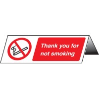 Thank You for Not Smoking Table Cards (Pack of 5) - TESTTTTT!!!!! Thank You for Not Smoking Table Cards (Pack of 5) - TESTTTTT!!!!!
