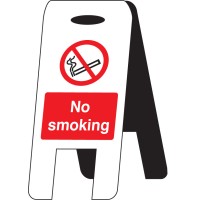 No Smoking - Lightweight Standing Folding Sign - TESTTTTT!!!!! No Smoking - Lightweight Standing Folding Sign - TESTTTTT!!!!!
