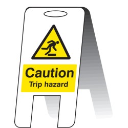 Caution - Trip Hazard - Lightweight Self Standing Sign - TESTTTTT!!!!! 