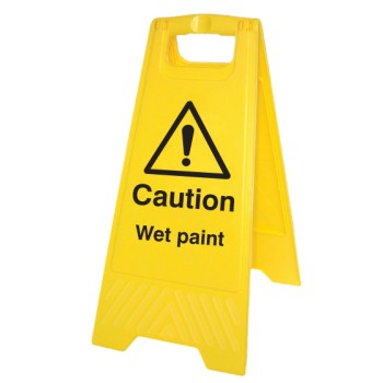 Caution - Wet Paint - Self Standing Floor Sign - TESTTTTT!!!!! Caution - Wet Paint - Self Standing Floor Sign - TESTTTTT!!!!!