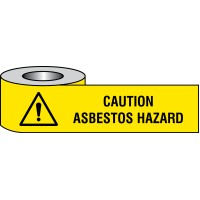 Caution - Asbestos Hazard - Barrier Tape - TESTTTTT!!!!! Caution - Asbestos Hazard - Barrier Tape - TESTTTTT!!!!!