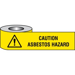 Caution - Asbestos Hazard - Barrier Tape - TESTTTTT!!!!! Caution - Asbestos Hazard - Barrier Tape - TESTTTTT!!!!!