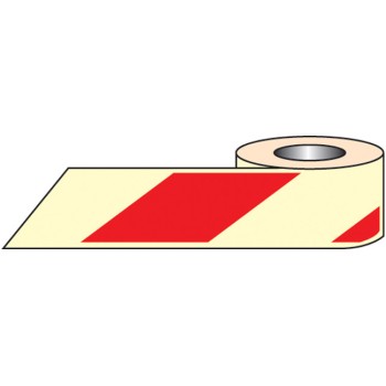 Red & White Photoluminescent Tape (Glow in the Dark) - TESTTTTT!!!!! 