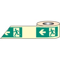 Man Arrow Left Photoluminescent Tape (Glow in the Dark) - TESTTTTT!!!!! 