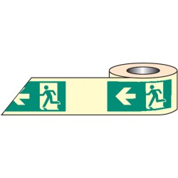 Man Arrow Left Photoluminescent Tape (Glow in the Dark) - TESTTTTT!!!!! 