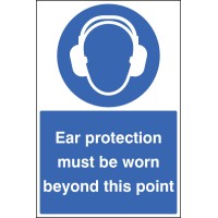 Ear Protection Must be Worn - Floor Graphic - TESTTTTT!!!!! 