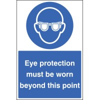 Eye Protection Must be Worn - Floor Graphic - TESTTTTT!!!!! 