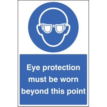 Eye Protection Must be Worn - Floor Graphic - TESTTTTT!!!!! 