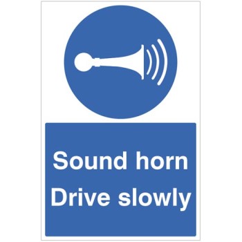 Sound Horn Drive Slowly - Floor Graphic - TESTTTTT!!!!! 