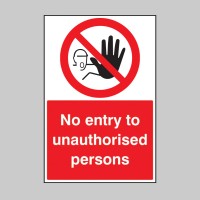 No Entry to Unauthorised Persons - Floor Graphic - TESTTTTT!!!!! No Entry to Unauthorised Persons - Floor Graphic - TESTTTTT!!!!!