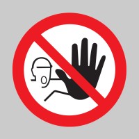 Floor Graphic - No Entry Symbol Floor Graphic - No Entry Symbol