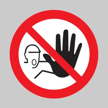 Floor Graphic - No Entry Symbol Floor Graphic - No Entry Symbol
