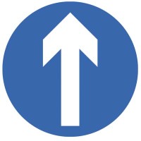 Floor Graphic - One Way Symbol Floor Graphic - One Way Symbol