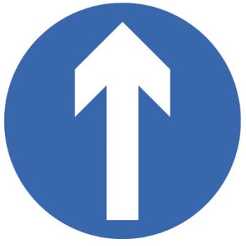 Floor Graphic - One Way Symbol Floor Graphic - One Way Symbol