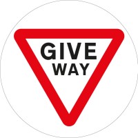 Stop Give Way - Floor Graphic - TESTTTTT!!!!! 