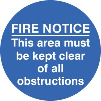 Fire Notice this Area Etc - Floor Graphic - TESTTTTT!!!!! 