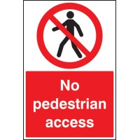 No Pedestrian Access - Floor Graphic - TESTTTTT!!!!! No Pedestrian Access - Floor Graphic - TESTTTTT!!!!!