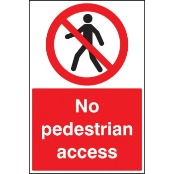 No Pedestrian Access - Floor Graphic - TESTTTTT!!!!! No Pedestrian Access - Floor Graphic - TESTTTTT!!!!!