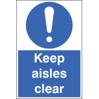 Keep Aisles Clear - Floor Graphic - TESTTTTT!!!!! 
