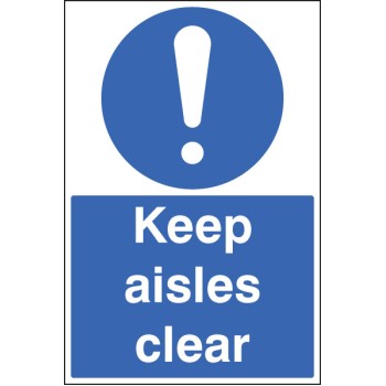 Keep Aisles Clear - Floor Graphic - TESTTTTT!!!!! 