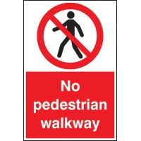 No Pedestrian Walkway - Floor Graphic - TESTTTTT!!!!! No Pedestrian Walkway - Floor Graphic - TESTTTTT!!!!!