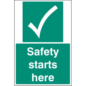 Safety Starts Here - Floor Graphic - TESTTTTT!!!!! 