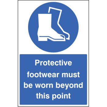 Protective Footwear Must be Worn - Floor Graphic - TESTTTTT!!!!! 