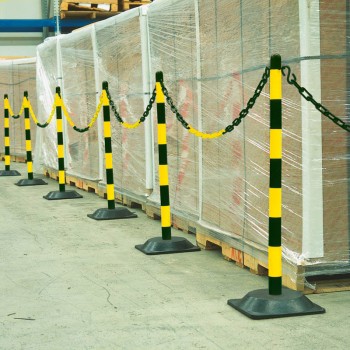 Yellow & Black Chain Post Kit - 6 Posts - 10m Chain - Hooks & Links - TESTTTTT!!!!! Yellow & Black Chain Post Kit - 6 Posts - 10m Chain - Hooks & Links - TESTTTTT!!!!!