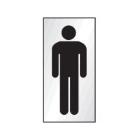 Gents Symbol - Engraved - Aluminium / Brass Effect - TESTTTTT!!!!! Gents Symbol - Engraved - Aluminium / Brass Effect - TESTTTTT!!!!!
