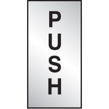 Push - Engraved - Aluminium / Brass Effect - TESTTTTT!!!!! Push - Engraved - Aluminium / Brass Effect - TESTTTTT!!!!!