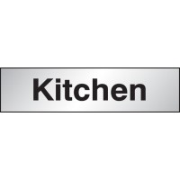 Kitchen Sign - Engraved - Aluminium / Brass Effect - TESTTTTT!!!!! Kitchen Sign - Engraved - Aluminium / Brass Effect - TESTTTTT!!!!!