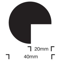 Impact Protection - Semi-circular 40 / 40 - Self Adhesive - TESTTTTT!!!!! Impact Protection - Semi-circular 40 / 40 - Self Adhesive - TESTTTTT!!!!!