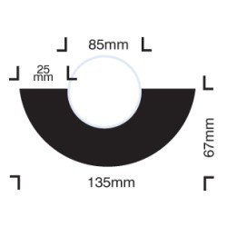 Impact Protection - Curvature for 85mm Diameter Pipes - Self Adhesive - TESTTTTT!!!!! Impact Protection - Curvature for 85mm Diameter Pipes - Self Adhesive - TESTTTTT!!!!!