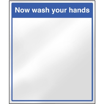 Mirror Message - Now Wash Your Hands - TESTTTTT!!!!! 