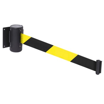 Retractable Wall Mounted Barrier - 4.6m - Plain Retractable Wall Mounted Barrier - 4.6m - Plain