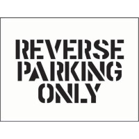 Stencil - Reverse Parking Only Stencil - Reverse Parking Only