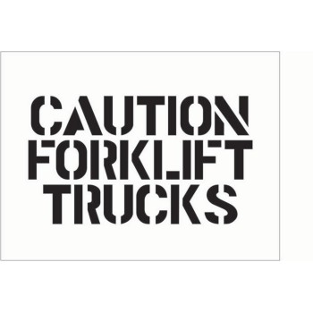 Stencil - Caution - Forklift Trucks Stencil - Caution - Forklift Trucks