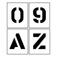 Stencil Kit - A-Z & 0-9 - TESTTTTT!!!!! 