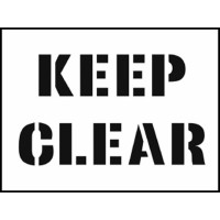 Stencil - Keep Clear - TESTTTTT!!!!! Stencil - Keep Clear - TESTTTTT!!!!!