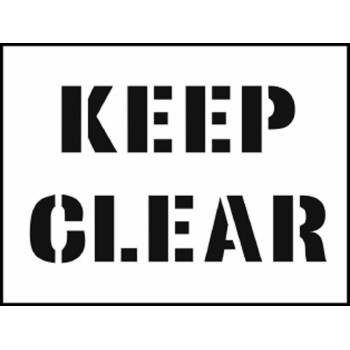 Stencil - Keep Clear - TESTTTTT!!!!! 
