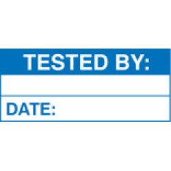Tested By (Roll of 100 Labels) - TESTTTTT!!!!! 