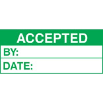 Accepted (Roll of 100 Labels) - TESTTTTT!!!!! Accepted (Roll of 100 Labels) - TESTTTTT!!!!!